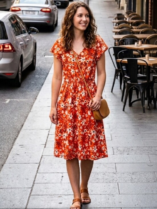 la la muse Dresses & Skirts - La La Muse Midi Dress, EUC